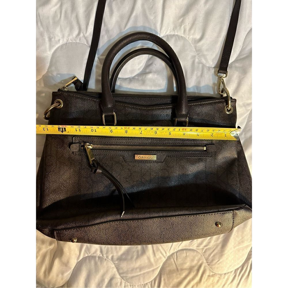 Calvin Klein Cross Body Purse Brown - Picture 7 of 10
